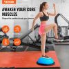 VEVOR Half Exercise Ball Trainer, 23 inch Balance Ball Trainer, 660 lbs Capacity Stability Ball, Yoga Ball with Resistance Bands and Pump