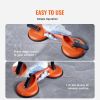 VEVOR Glass Suction Cup, 4.7" 2 Pack 330 lbs Load Capacity, Vacuum Suction Cup with Aluminum Handle