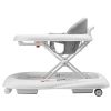 VEVOR Baby Walker, Foldable Baby Walkers with 3-Level Adjustable Height, Rolling Toddler Walker and Activity Center with Wheels & Feeding Tray